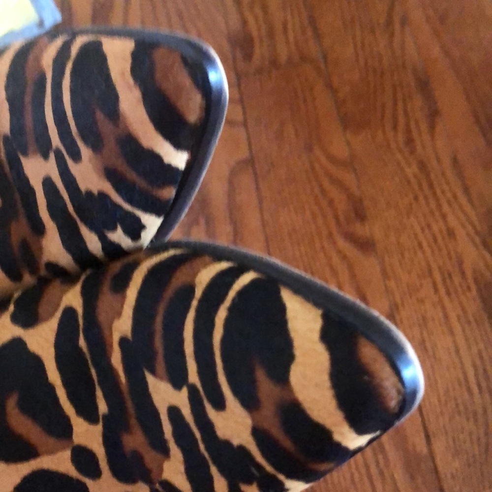 Sole society Calf hair animal print boots - Picture 5 of 8